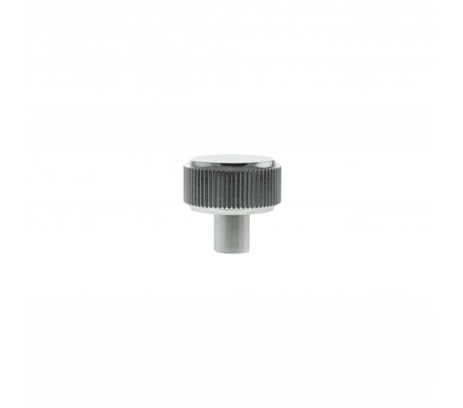 Millhouse Brass MHCL1532PC Battersea Linear Round Cabinet Knob - 32mm - Polished Chrome