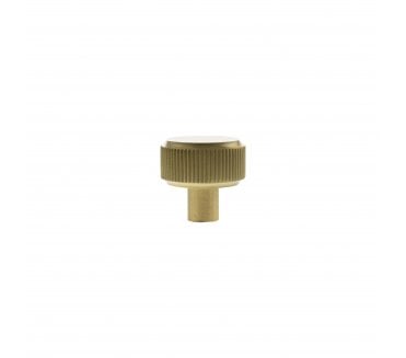 Millhouse Brass MHCL1532SB Battersea Linear Round Cabinet Knob - 32mm - Satin Brass