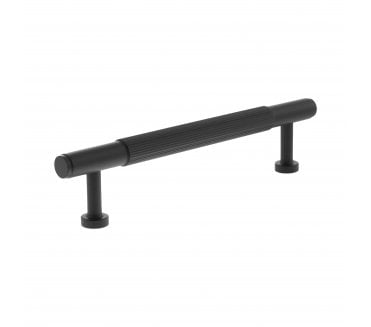 Millhouse Brass MHCL17 Battersea Linear T-Bar Cabinet Pull Handles - Matt Black