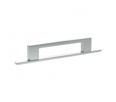 Millhouse Brass MHCNB17 Empire Slim Cabinet Pull Handles On Backplate - Polished Chrome