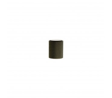 Millhouse Brass MHCS1420AB Paddington Spiral Cylinder Cabinet Knob - 20mm - Antique Brass