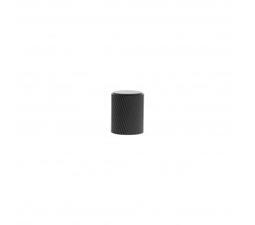 Millhouse Brass MHCS1420MB Paddington Spiral Cylinder Cabinet Knob - 20mm - Matt Black