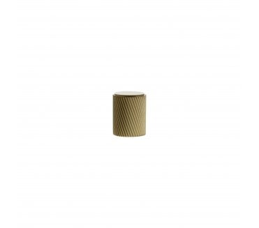 Millhouse Brass MHCS1420SB Paddington Spiral Cylinder Cabinet Knob - 20mm - Satin Brass
