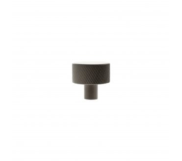 Millhouse Brass MHCS1532UDB Paddington Spiral Round Cabinet Knob - 32mm - Urban Dark Bronze