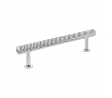 Millhouse Brass MHCS17 Paddington Spiral T-Bar Cabinet Pull Handles - Polished Chrome