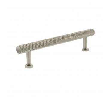 Millhouse Brass MHCS17 Paddington Spiral T-Bar Cabinet Pull Handles - Satin Nickel
