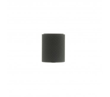 Millhouse Brass Watson Cylinder Knurled Cabinet Knob - 20mm - Matt Black