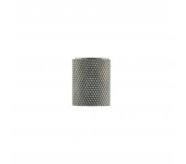 Millhouse Brass Watson Cylinder Knurled Cabinet Knob - 20mm - Polished Chrome