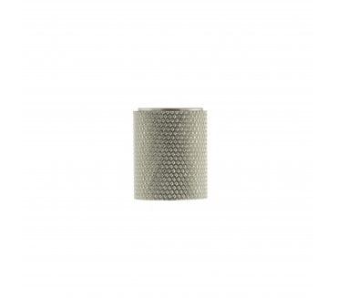 Millhouse Brass Watson Cylinder Knurled Cabinet Knob - 20mm - Satin Nickel