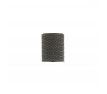 Millhouse Brass Watson Cylinder Knurled Cabinet Knob - 20mm - Urban Dark Bronze