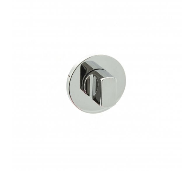 Millhouse Brass WC Turn and Release on 5mm Slimline Round Rose - Polished Chrome