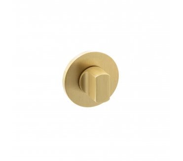 Millhouse Brass WC Turn and Release on 5mm Slimline Round Rose - Satin Brass