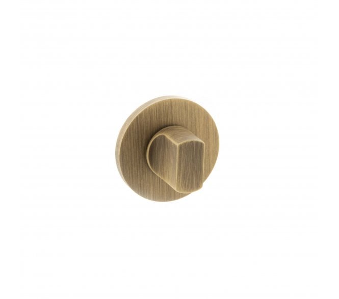 Millhouse Brass WC Turn and Release on 5mm Slimline Round Rose - Yester Bronze
