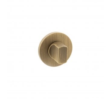 Millhouse Brass WC Turn and Release on 5mm Slimline Round Rose - Yester Bronze