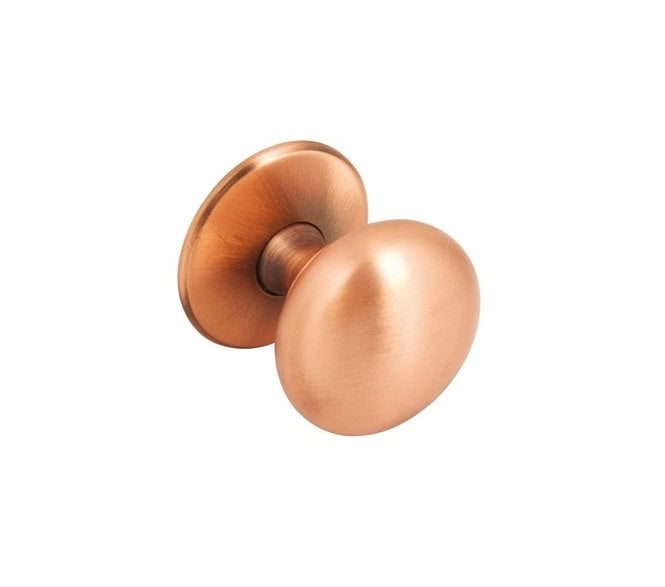 Mulberry Mushroom Cabinet Knob 38mm - Brushed Copper