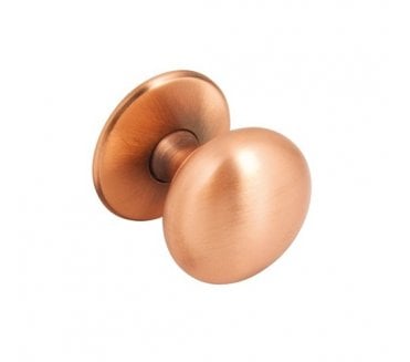 Mulberry Mushroom Cabinet Knob 38mm - Brushed Copper