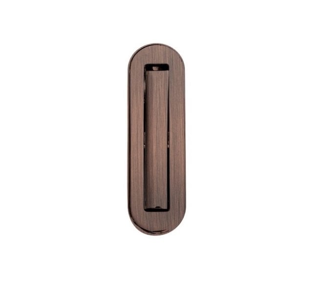 Newstar KP3008A Push-Out Pocket Door Edge Pull - Dark Bronze Effect