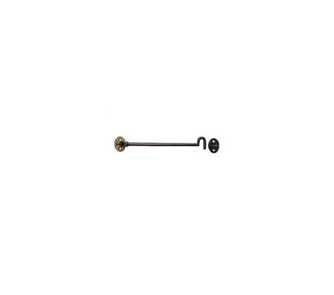 No.37 Cast Cabin Hook & Eye - Black Jappanned