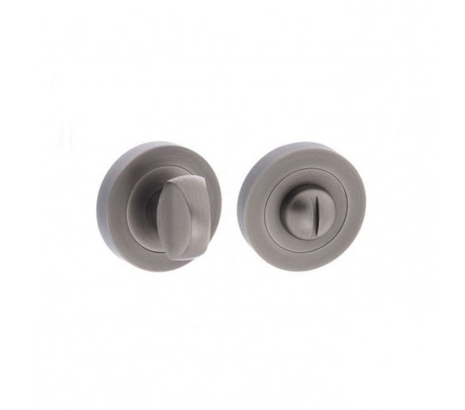 Old English Bathroom Turn & Release Set - Matt Gun Metal