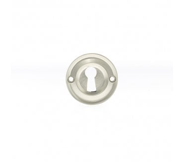 Old English Keyhole Escutcheons (Pair) - Satin Nickel