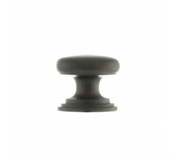 Old English Lincoln Solid Brass Victorian Cabinet Knob - Urban Dark Bronze