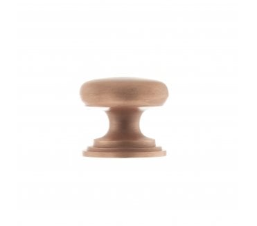 Old English Lincoln Solid Brass Victorian Cabinet Knob - Urban Satin Copper