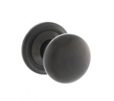 Old English OE58 Mushroom Solid Brass Door Knobs - Urban Dark Bronze