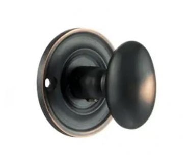 Old English Oval WC Turn & Release - Antique Copper