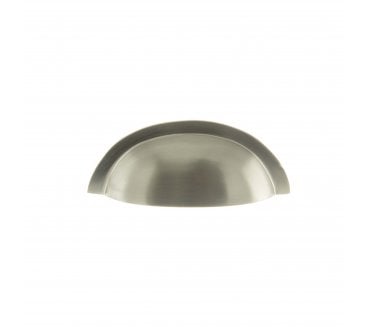 Old English Winchester Solid Brass Cup Pull - Satin Nickel