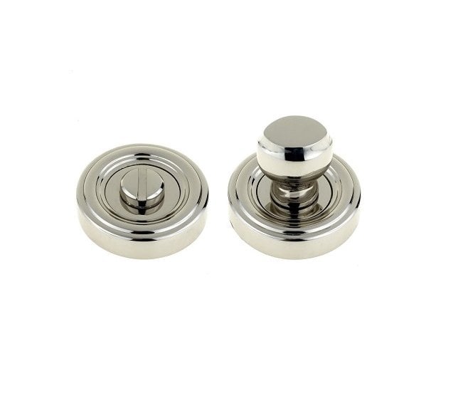 Parisian Art Deco Bathroom Turn & Release - Polished Nickel
