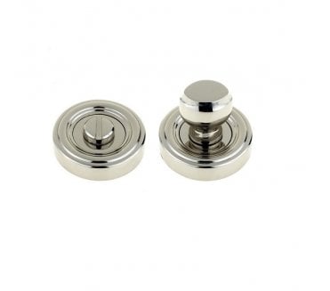 Parisian Art Deco Bathroom Turn & Release - Polished Nickel
