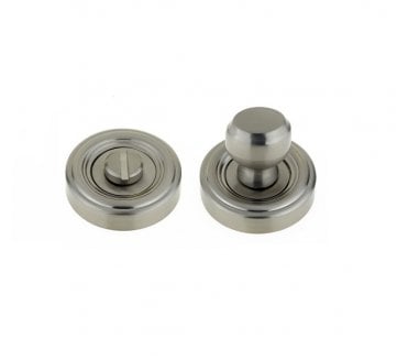 Parisian Art Deco Bathroom Turn & Release - Satin Nickel