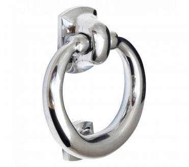 Prima BC28 Ring Door Knocker - Polished Chrome