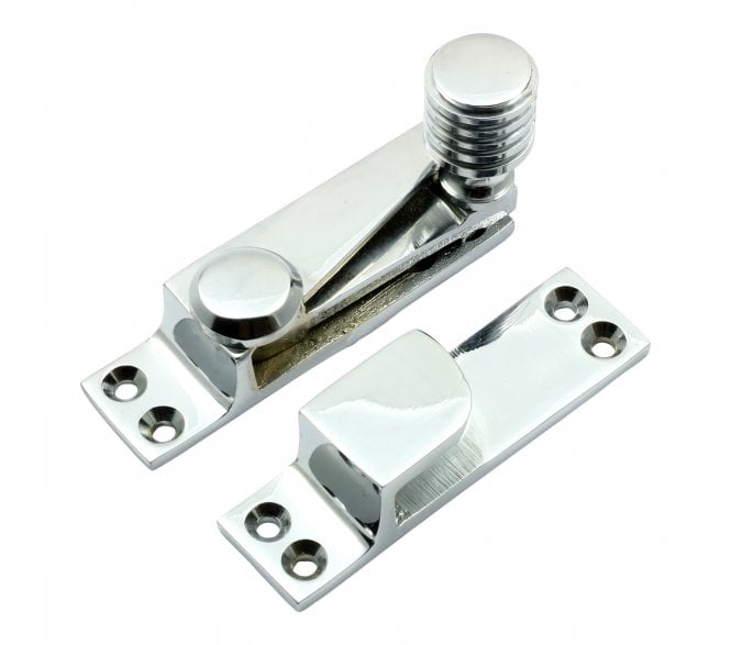 Prima Bee Hive Quadrant Sash Window Fastener - Polished Chrome