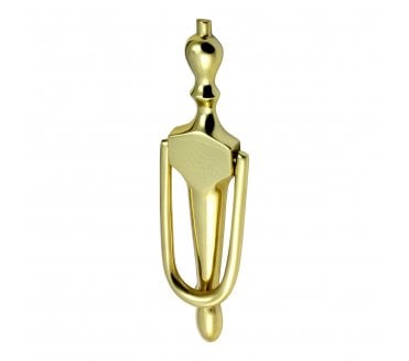 Prima Belgravia Knocker - 190mm x 53mm - Polished Brass