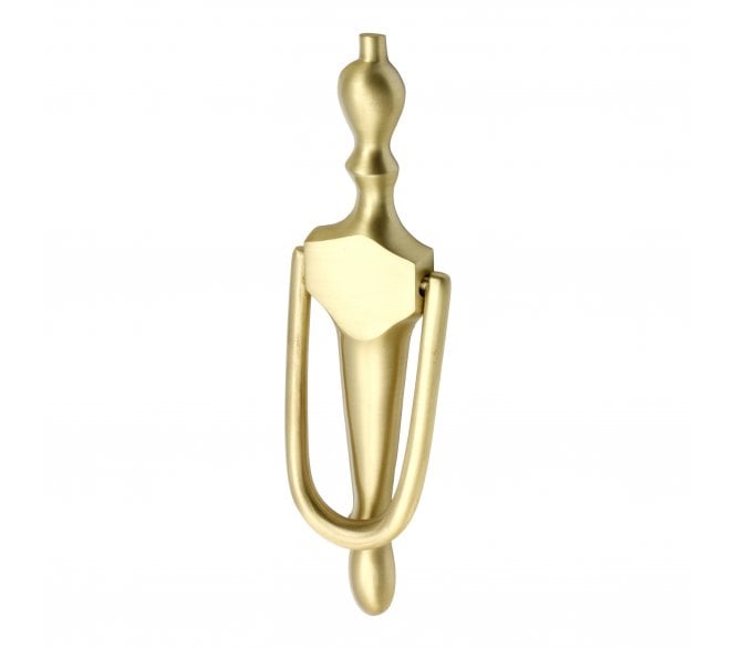 Prima Belgravia Knocker - 190mm x 53mm - Satin Brass
