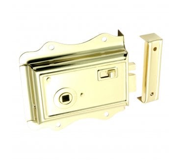 Prima BH1010PB Fancy Rim Latch - Polished Brass