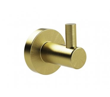Prima Bond Single Robe Hook - Satin Brass
