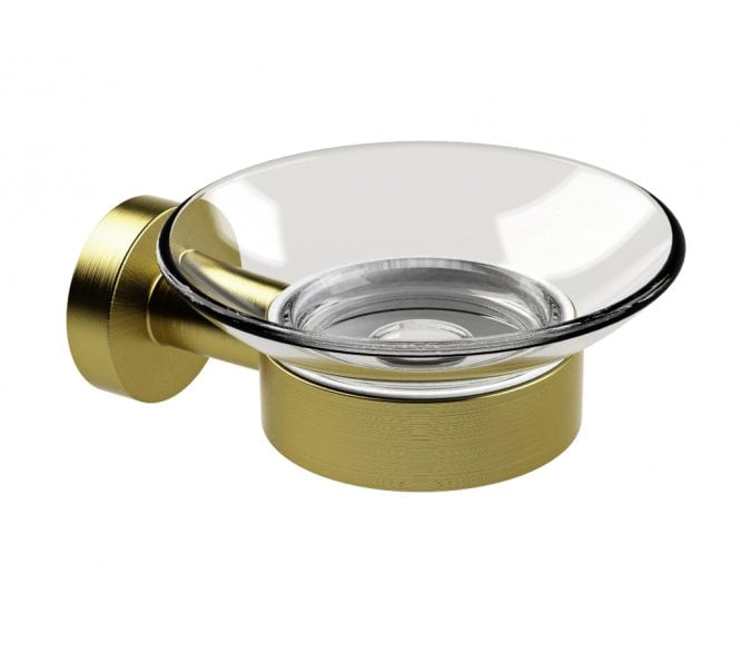 Prima Bond Soap Dish - Satin Brass