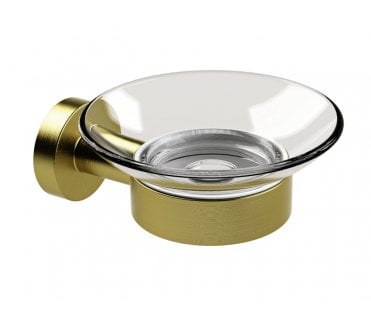 Prima Bond Soap Dish - Satin Brass
