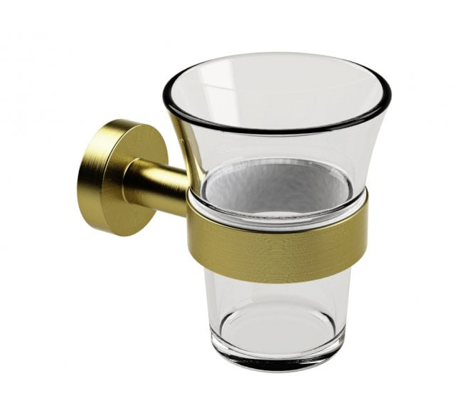 Prima Bond Tumbler Holder - Satin Brass