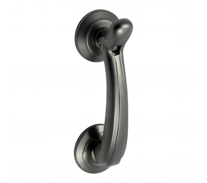 Prima Bow Door Knocker - 135mm x 42mm - Dark Bronze