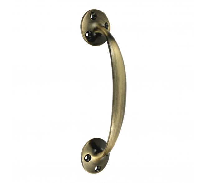 Prima Bow Pull Handles - Antique Brass