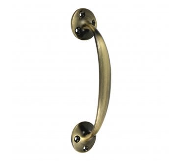 Prima Bow Pull Handles - Antique Brass