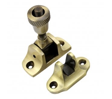 Prima Brighton Sash Window Fastener (Acorn Style) - Antique Brass