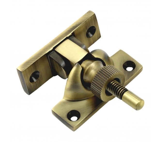 Prima Brighton Sash Window Fastener - Antique Brass