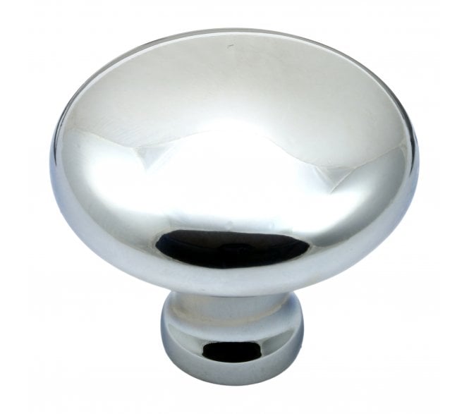 Prima Bun Cabinet Knob - Polished Chrome