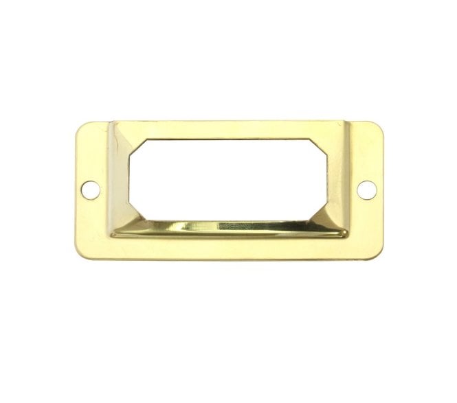 Prima Card / Label Frame - Polished Brass