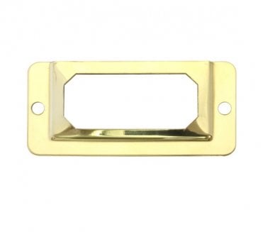 Prima Card / Label Frame - Polished Brass
