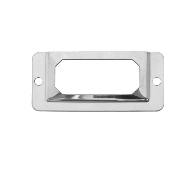 Prima Card / Label Frame - Polished Chrome